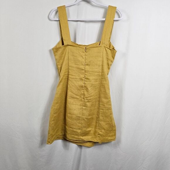 NWOT Reformation Kerrigan Linen Dress in Tuscan Sun - Size 8 - Picture 8 of 11